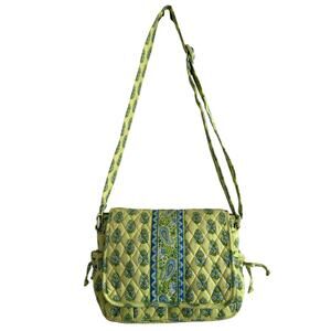 Vera Bradley Citrus Lindsay Crossbody Lightweight Medium Messenger Bag Adj Strap